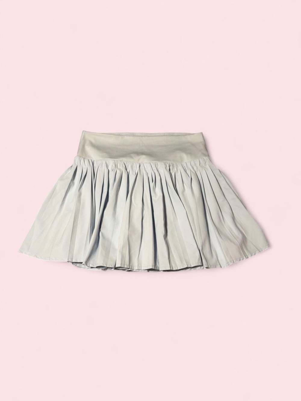 all in motion Pleated Mini Skirt in sky blue